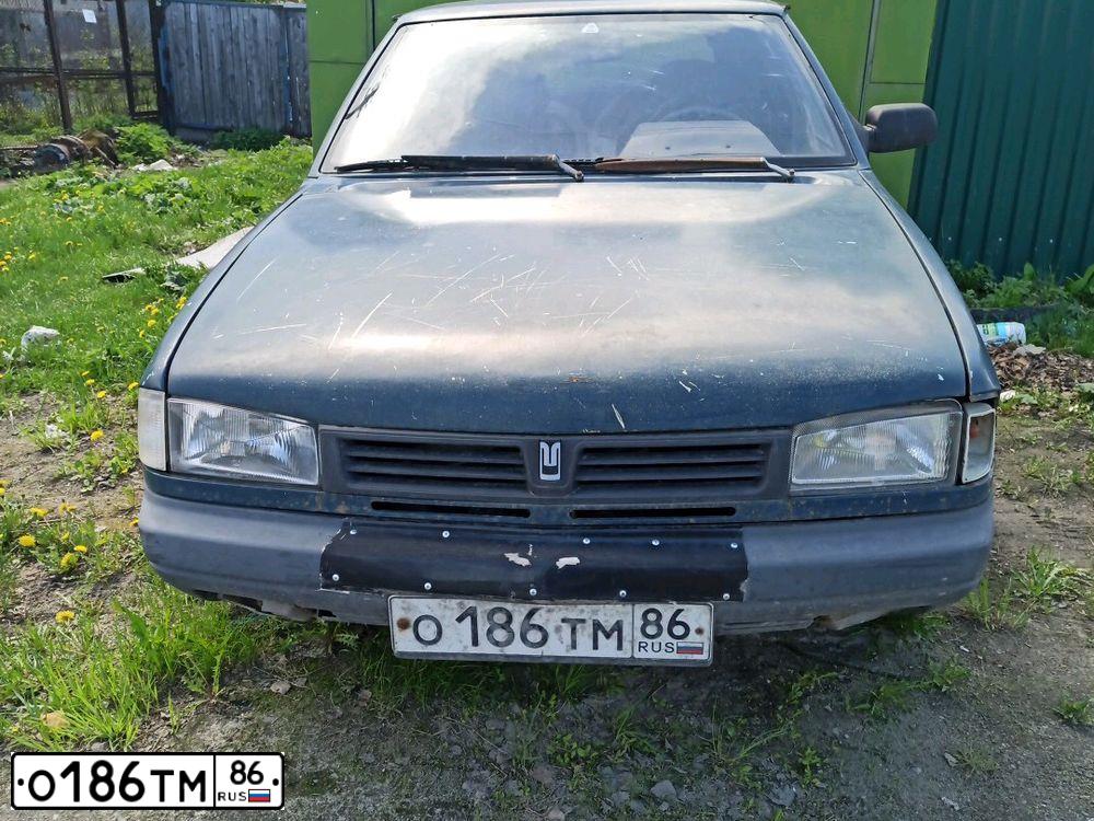 Фото автомобиля AZLK MOSKWITSCH 2141, 2000 — госномер О186ТМ86. Цвет: Сине-зеленый