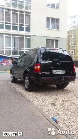 Фото автомобиля FORD EXPLORER, 2004 — госномер В866УС799. Цвет: ЧЕРНЫЙ