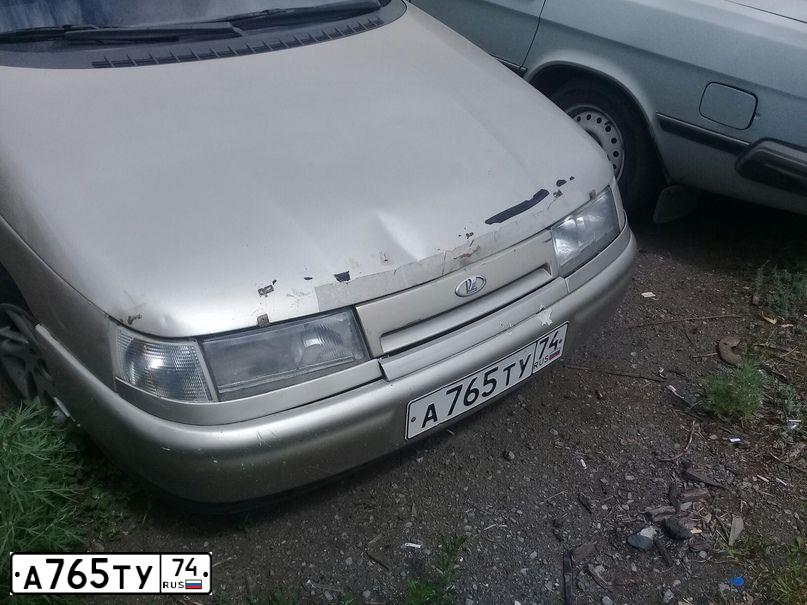 Фото автомобиля LADA 2112 LADA, 2000 — госномер А765ТУ74. Цвет: СЕРЕБРИСТО-ЗОЛОТОЙ