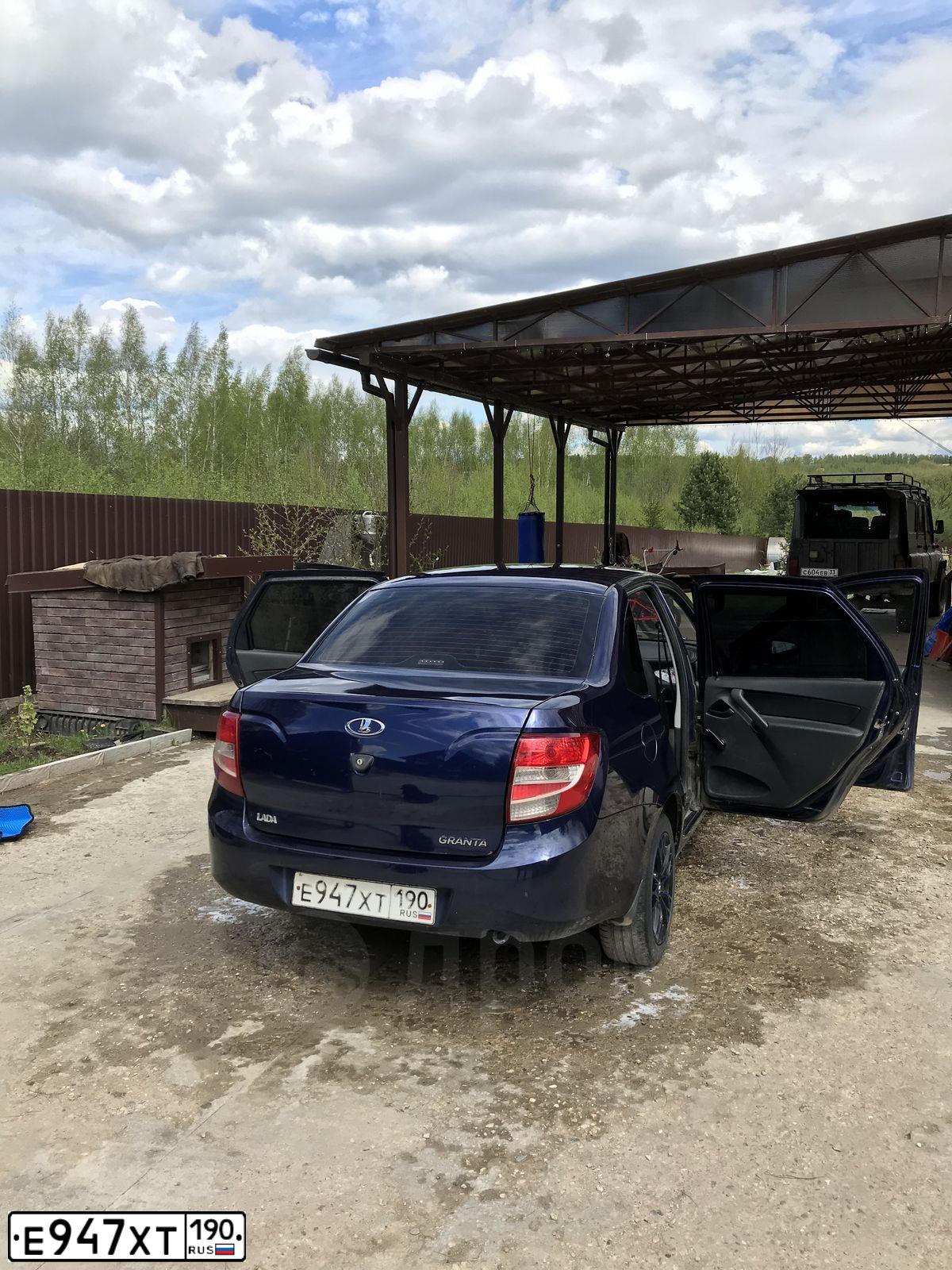 Фото автомобиля LADA GRANTA, 2012 — госномер С455КТ790. Цвет: синий
