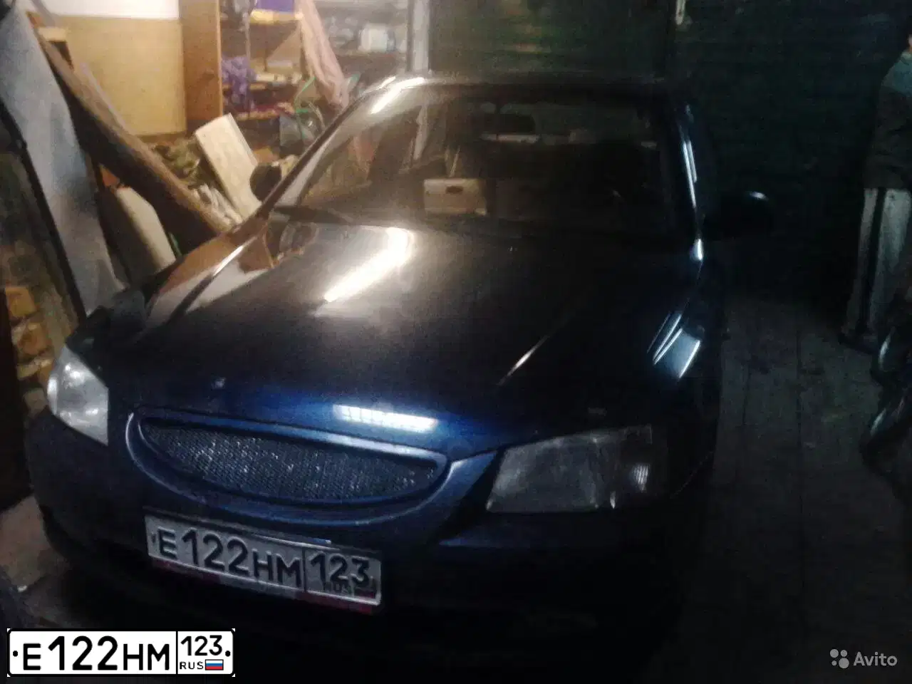 Фото автомобиля TAGAZ ACCENT, 2008 — госномер Е122НМ123. Цвет: СИНИЙ