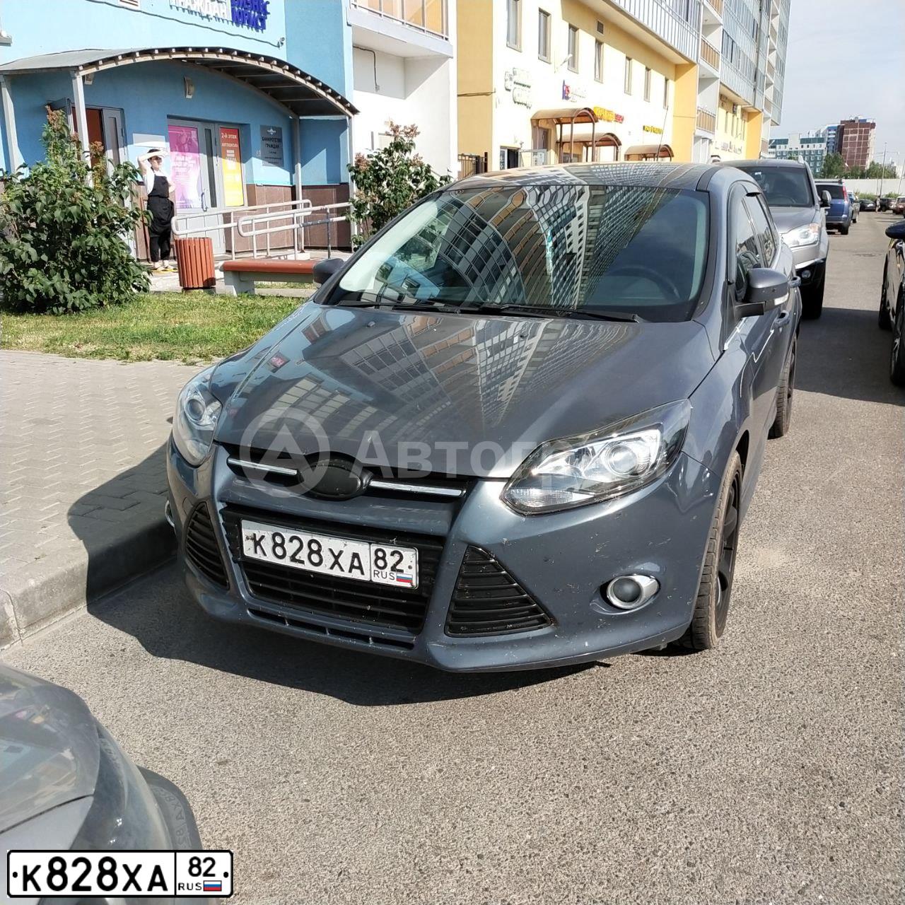 Фото автомобиля FORD FOCUS, 2013 — госномер К462НТ147. Цвет: ТЕМНО-СЕРЫЙ