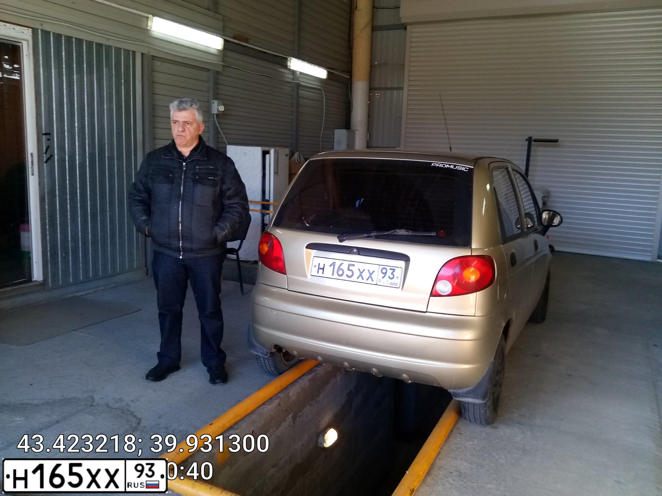 Фото автомобиля DAEWOO MATIZ, 2009 — госномер У327ОМ193