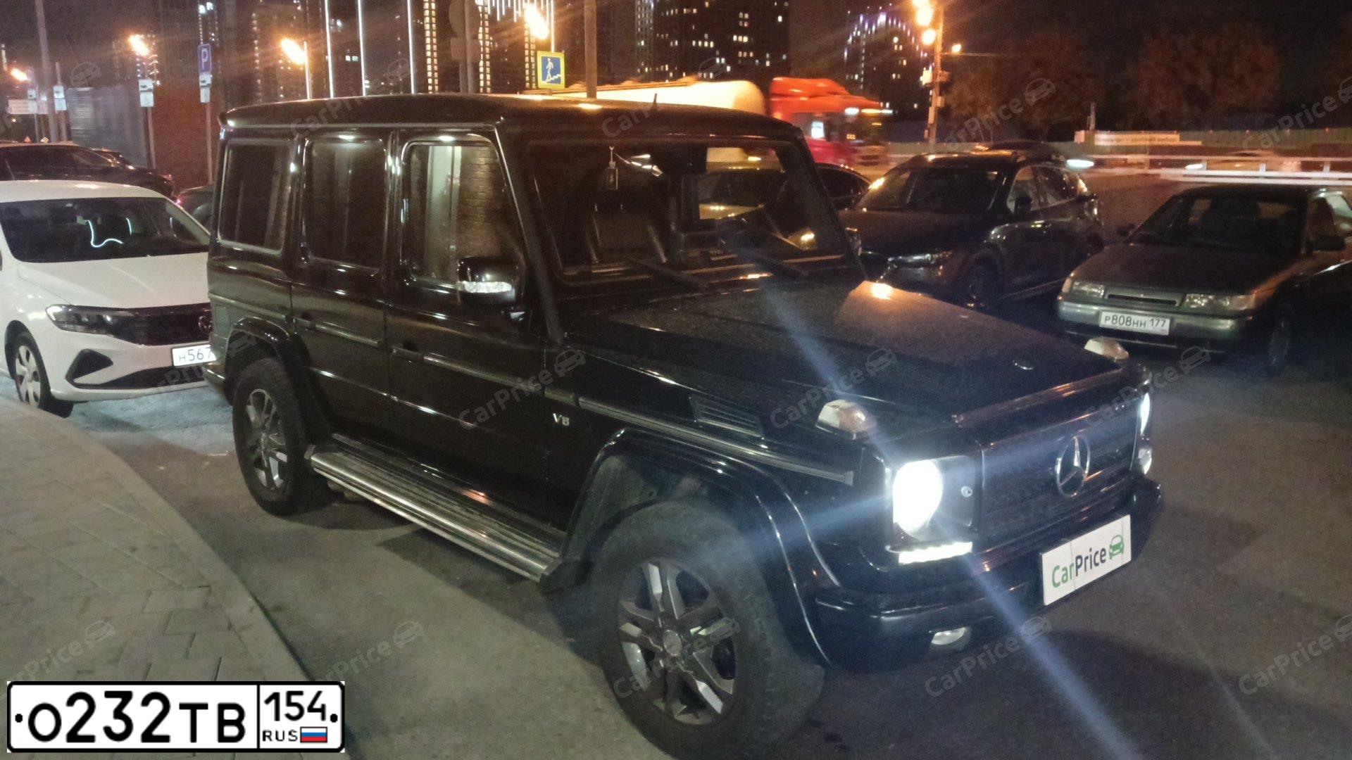 Фото автомобиля MERCEDES G-KLASSE, 2008 — госномер С056АУ977. Цвет: ЧЕРНЫЙ