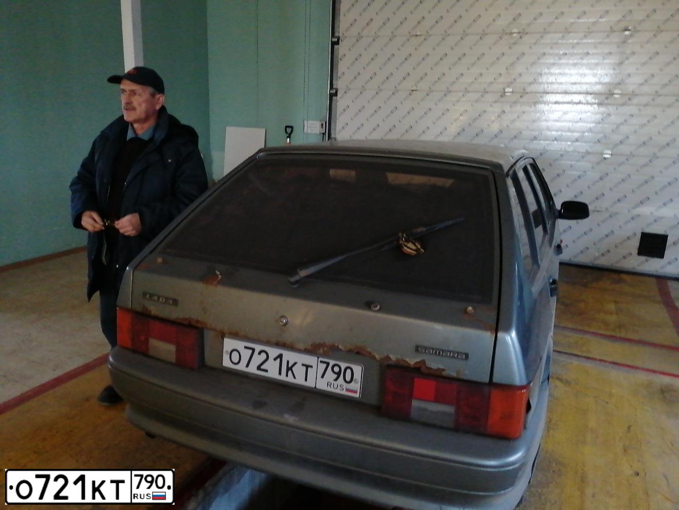 Фото автомобиля LADA 2114 SAMARA, 2008 — госномер О721КТ790. Цвет: СРЕДНИЙ СЕРО-ЗЕЛЕНЫЙ МЕТ