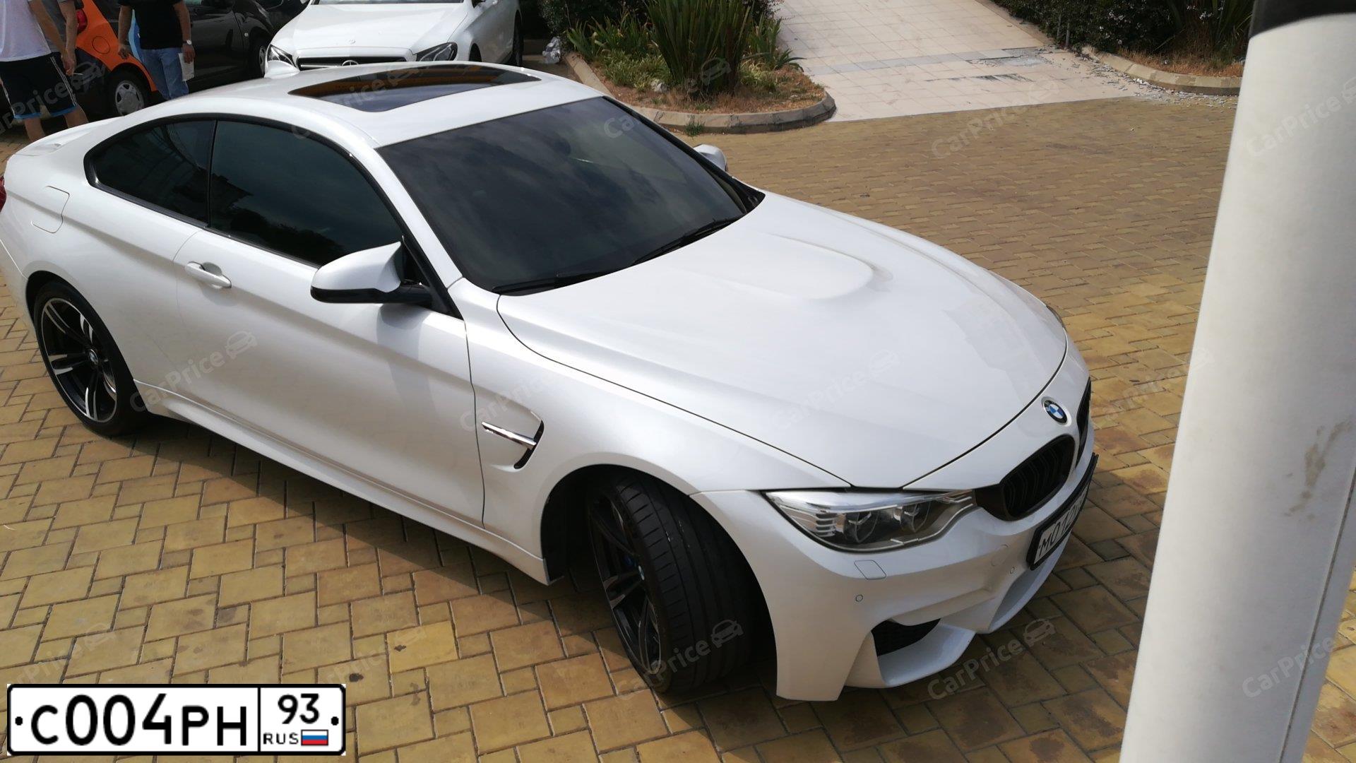 Фото автомобиля BMW M4, 2014 — госномер В365МА193. Цвет: РОЗОВЫЙ