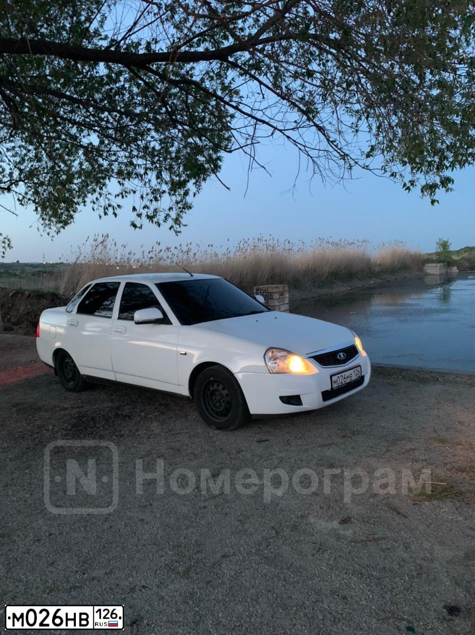 Фото автомобиля LADA 2107 LADA, 2011 — госномер М026НВ126. Цвет: ЧЕРНЫЙ