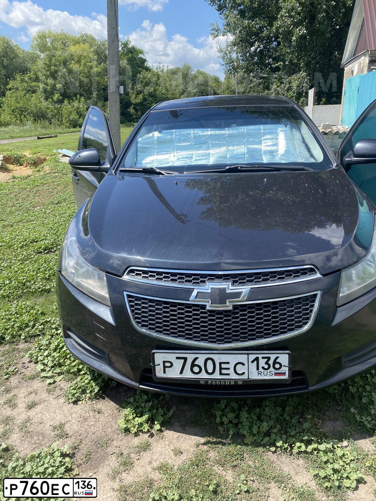 Фото автомобиля CHEVROLET CRUZE, 2011 — госномер Р760ЕС136. Цвет: ЧЕРНЫЙ МЕТАЛЛИК