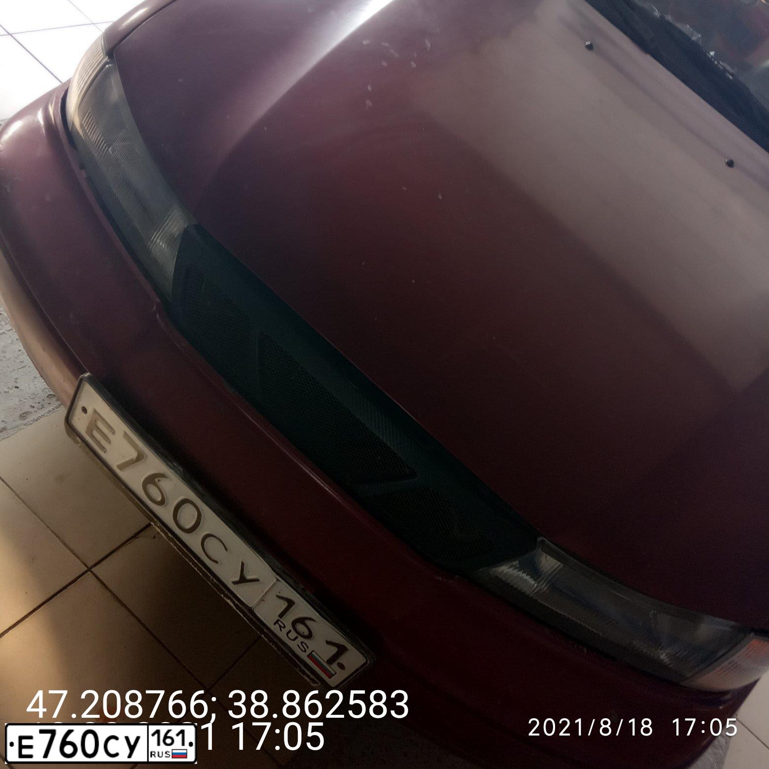 Фото автомобиля DAEWOO NEXIA, 2007 — госномер Е760СУ161. Цвет: СПЕЛАЯ ВИШНЯ