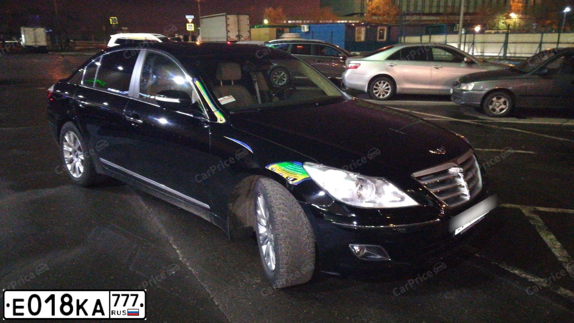 Фото автомобиля HYUNDAI GENESIS, 2010 — госномер Н176МТ797. Цвет: ЧЕРНЫЙ
