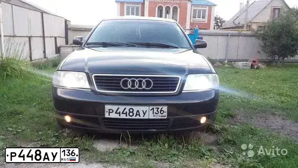 Фото автомобиля AUDI A6, 2000 — госномер С165ЕС136. Цвет: ЧЕРНЫЙ