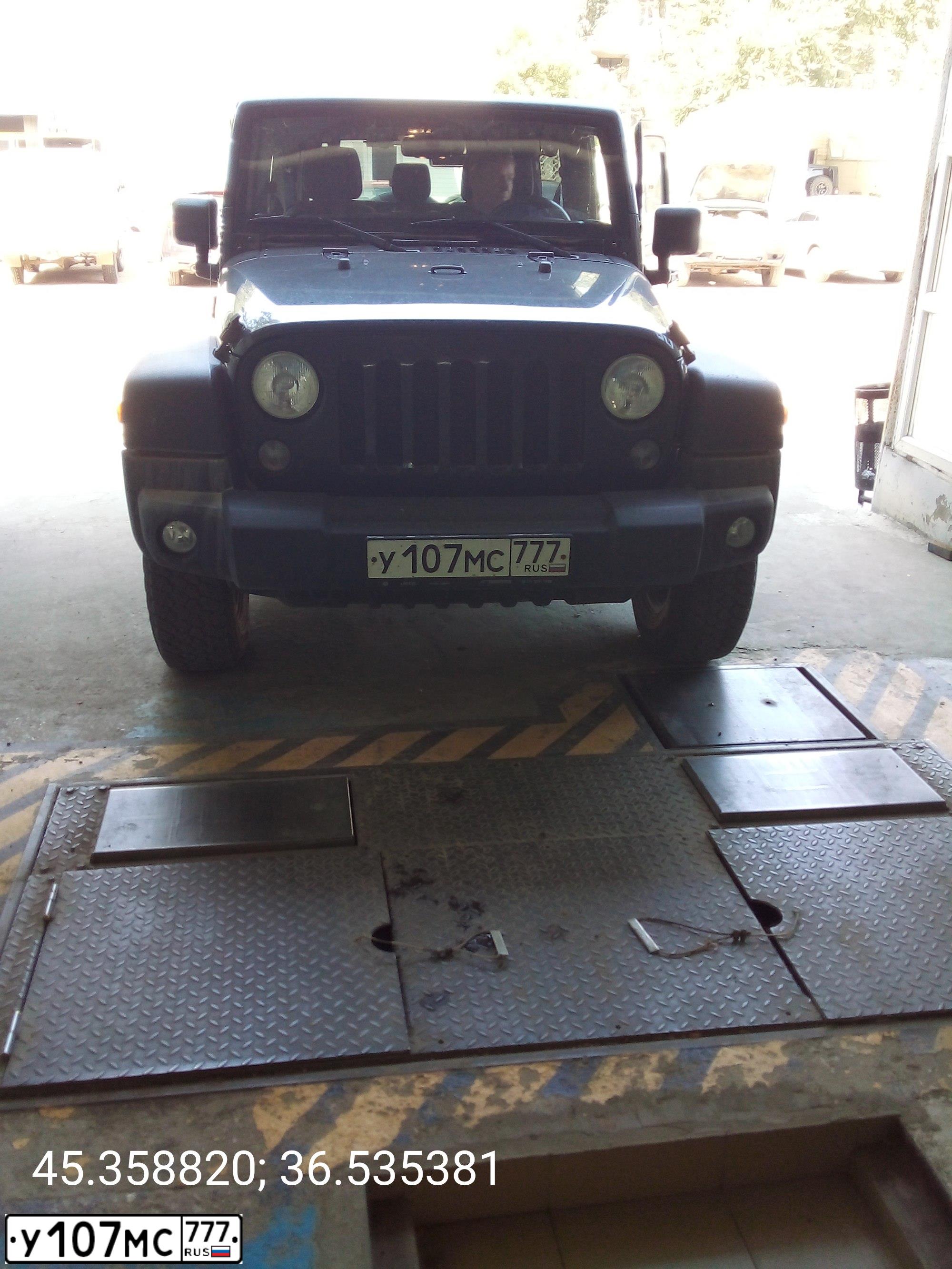 Фото автомобиля JEEP WRANGLER, 2014 — госномер Н503ВЕ82. Цвет: ЧЕРНЫЙ