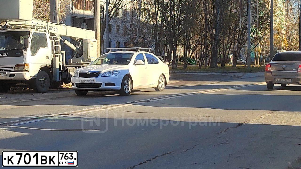 Фото автомобиля SKODA OCTAVIA, 2012 — госномер К669ЕУ156. Цвет: Белый