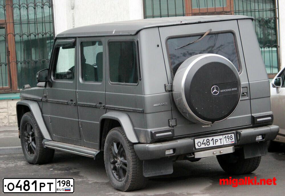Фото автомобиля MERCEDES G-KLASSE, 1996 — госномер М679ОХ82. Цвет: Серый