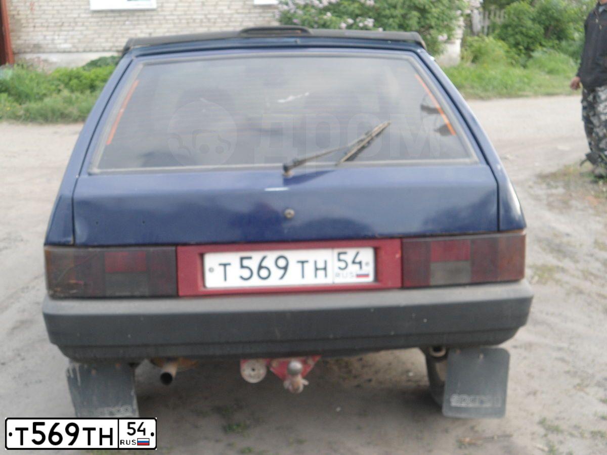 Фото автомобиля LADA 2108 SAMARA, 1997 — госномер Т569ТН54. Цвет: ТЕМНО-СИНИЙ