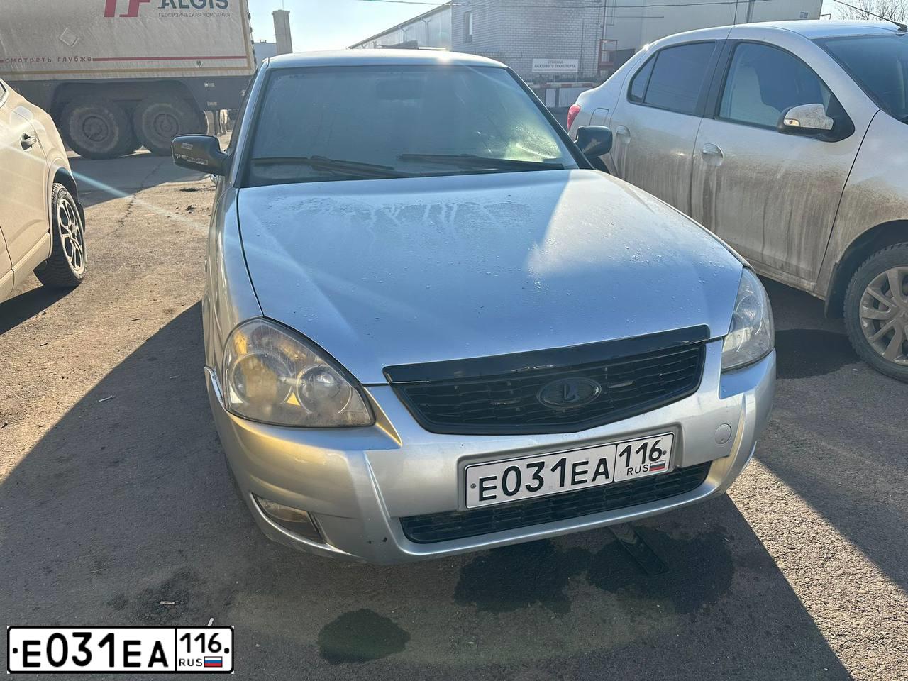 Фото автомобиля LADA 2170 PRIORA, 2007 — госномер М505МО702. Цвет: СЕРЕБРИСТО-ГОЛУБОЙ