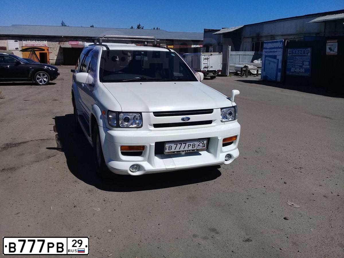 Фото автомобиля NISSAN PATROL, 1998 — госномер В777РВ29. Цвет: СЕРЫЙ