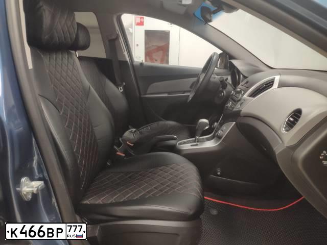 Фото автомобиля CHEVROLET CRUZE, 2013 — госномер Х125ВА180. Цвет: синий