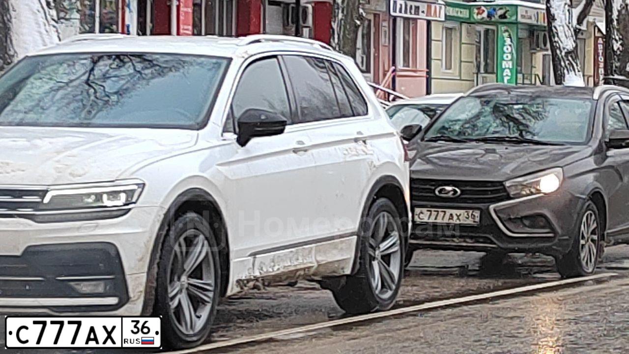Фото автомобиля MERCEDES C-KLASSE, 1996 — госномер А777НА36. Цвет: ЧЕРНЫЙ