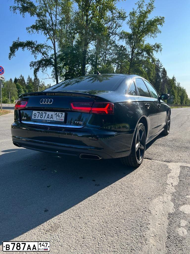 Фото автомобиля AUDI A6, 2016 — госномер С654ВТ198. Цвет: ЧЕРНЫЙ