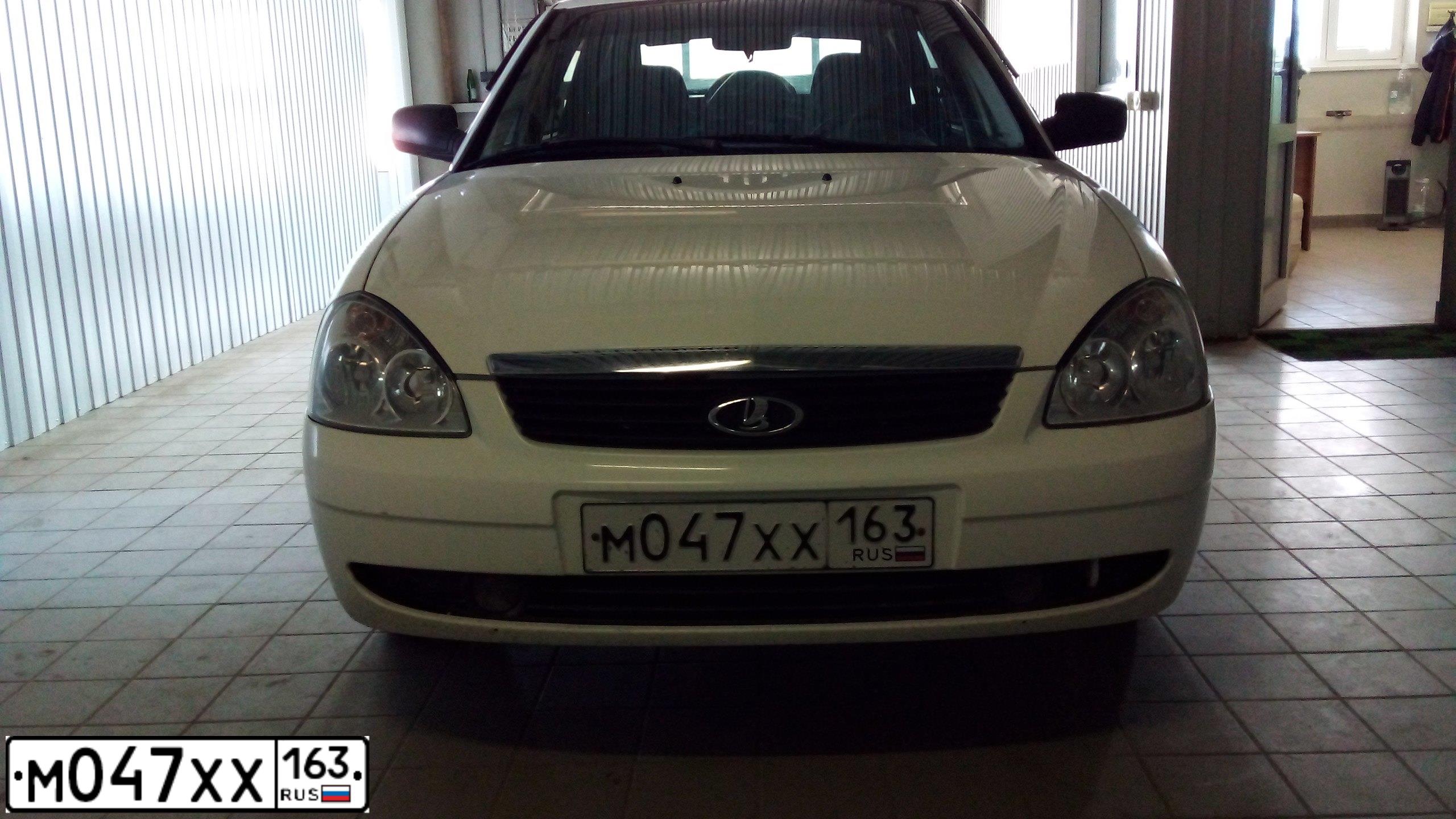 Фото автомобиля LADA PRIORA, 2009 — госномер М678СМ13. Цвет: Белый