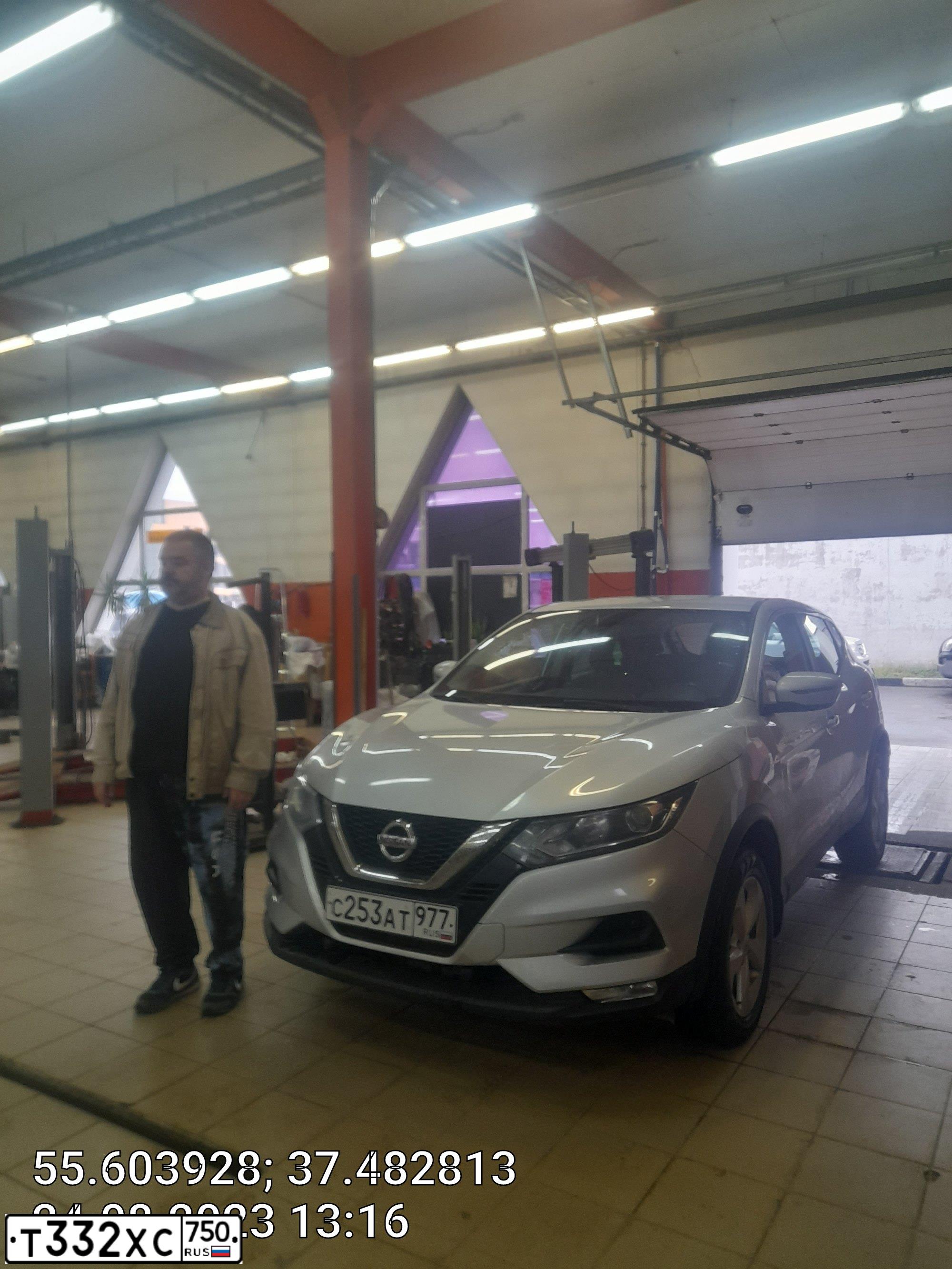 Фото автомобиля NISSAN QASHQAI, 2019 — госномер Е353НА761