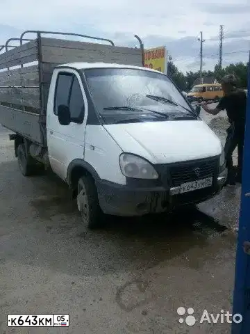 Фото автомобиля GAZ Z 3221 GAZEL, 2004 — госномер К643КМ05. Цвет: БЕЛЫЙ