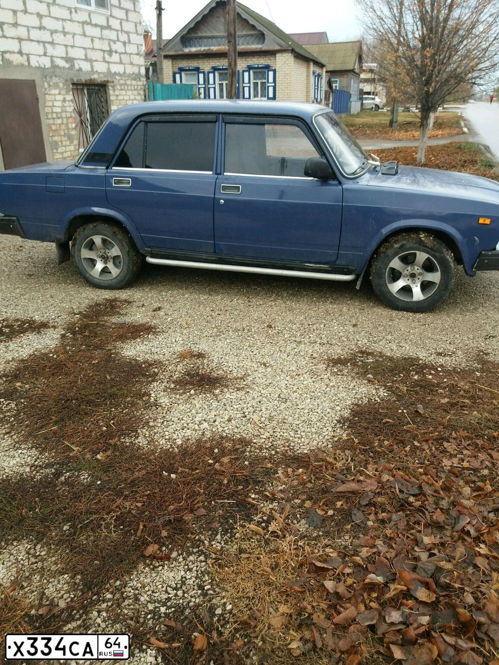 Фото автомобиля LADA 2107, 2006 — госномер Н143ЕВ763. Цвет: синий