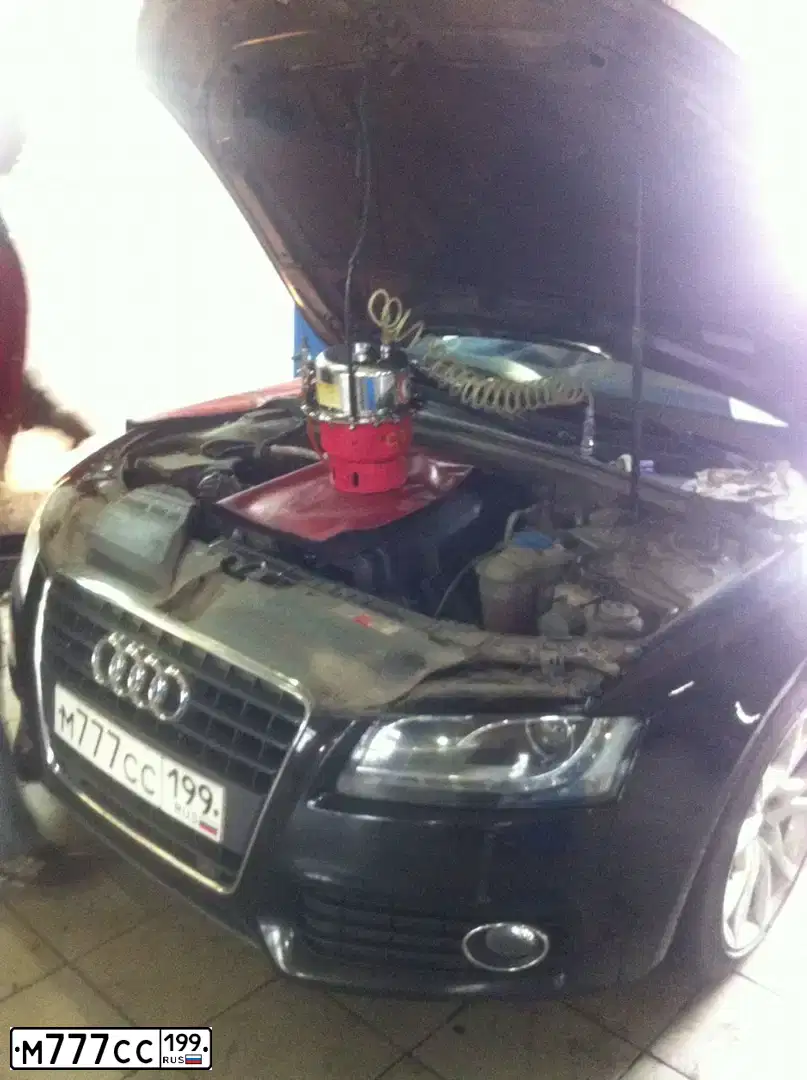 Фото автомобиля AUDI A5, 2009 — госномер М777СС199. Цвет: ЧЕРНЫЙ