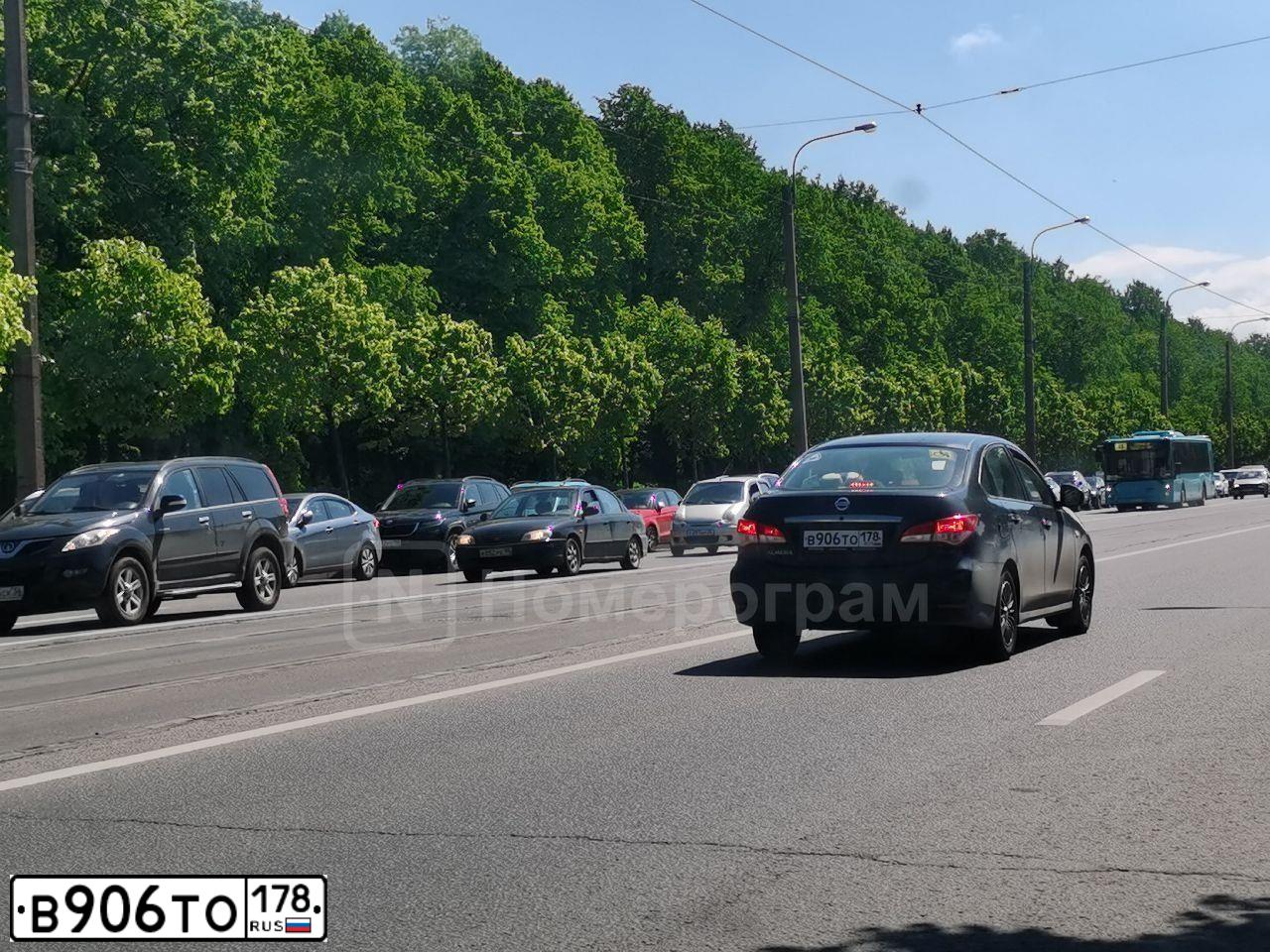 Фото автомобиля NISSAN ALMERA /AVTOVAZ/, 2014 — госномер В906ТО178. Цвет: ЧЕРНЫЙ