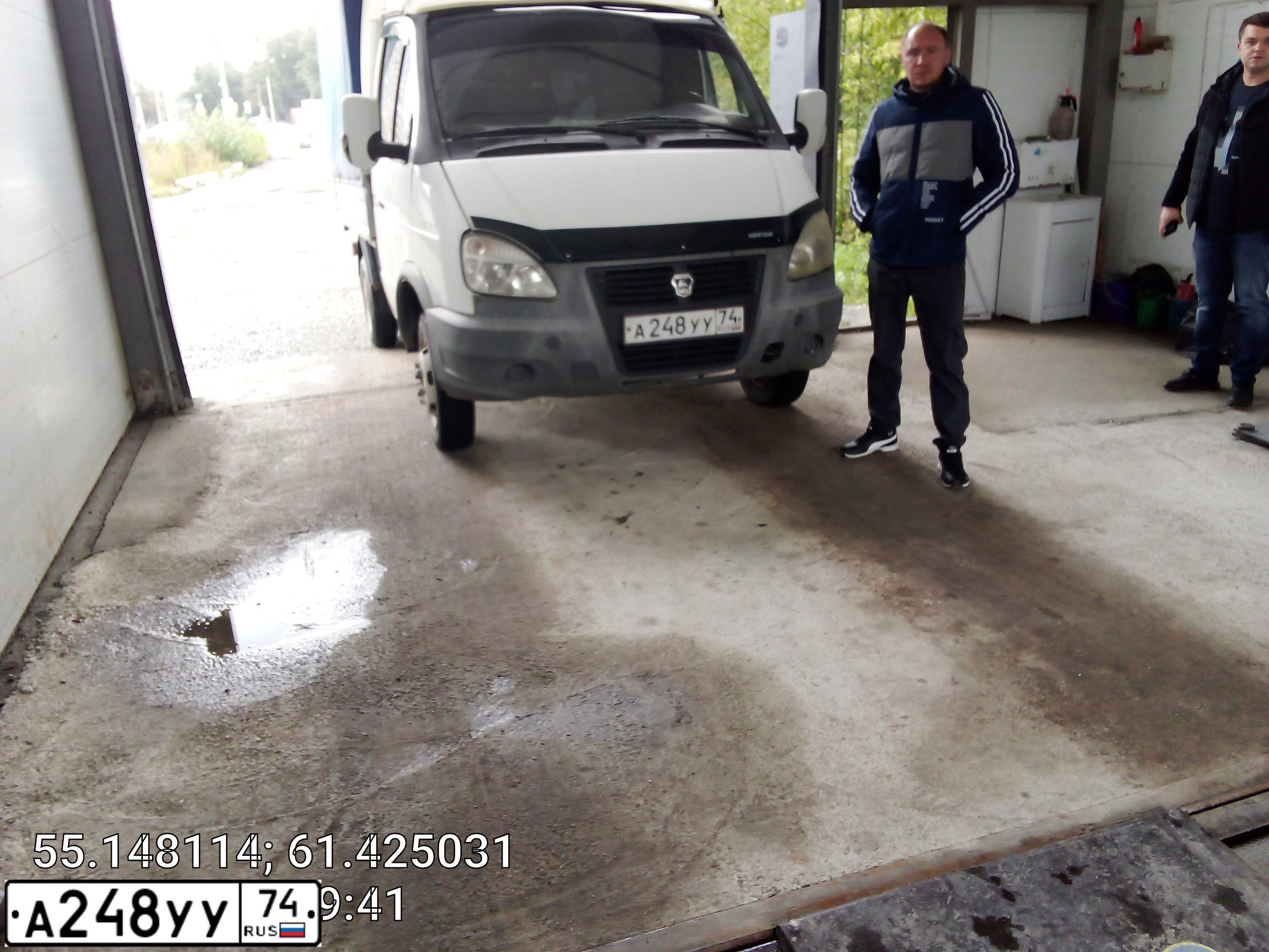Фото автомобиля GAZ 3302 EL, 2006 — госномер А248УУ74. Цвет: Белый
