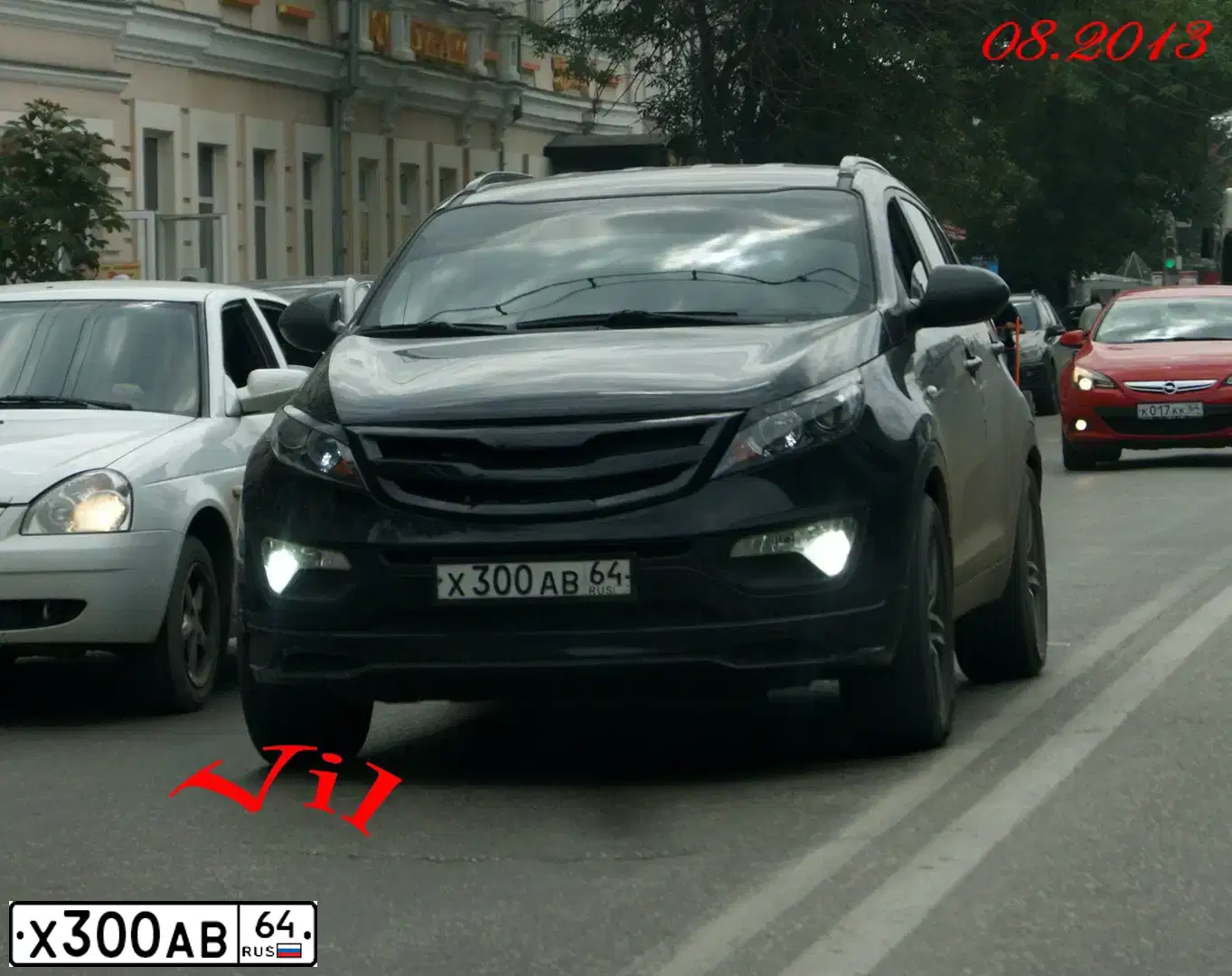 Фото автомобиля LADA 2112, 2009 — госномер К757КУ164. Цвет: СИНЕ-ЧЕРНЫЙ МЕТАЛЛИК