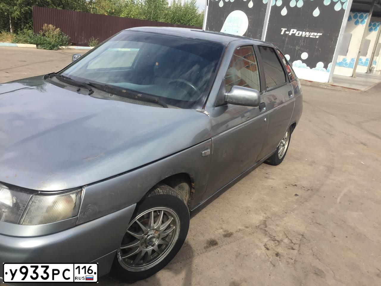 Фото автомобиля LADA 2112, 2007 — госномер У933РС116. Цвет: СРЕДНИЙ СЕРО-ЗЕЛЕНЫЙ МЕТ