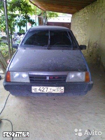Фото автомобиля LADA 2109 SAMARA, 1992 — госномер Е427ТН05. Цвет: СЕРЫЙ