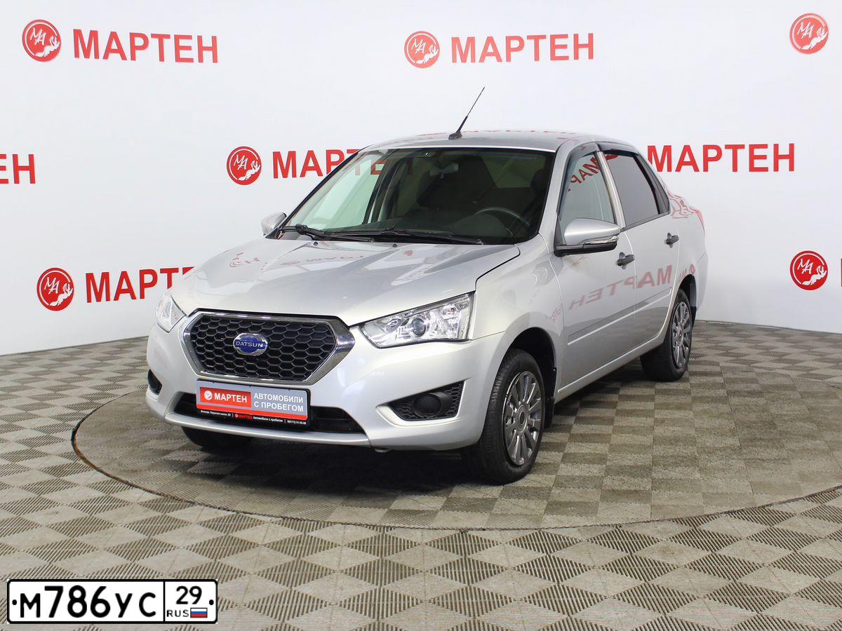 Фото автомобиля DATSUN ON-DO, 2020 — госномер М160ОК35. Цвет: СЕРЫЙ