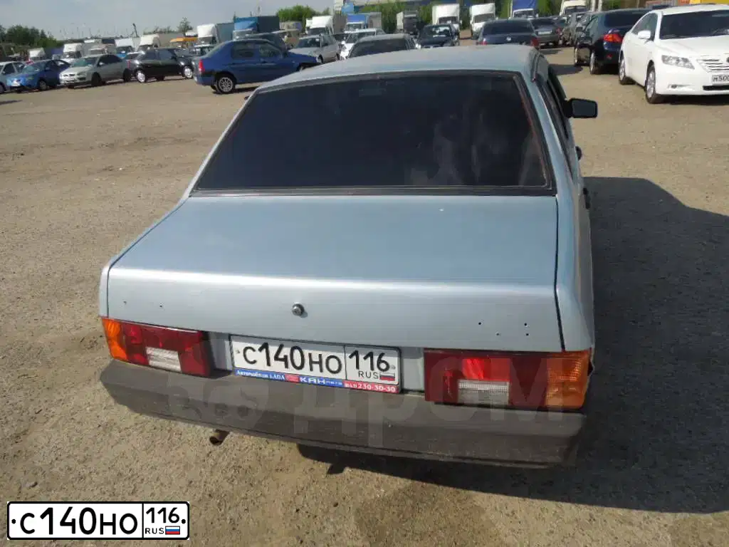 Фото автомобиля LADA 2109 SAMARA, 2002 — госномер С140НО116. Цвет: СЕРЕБРИСТО-ГОЛУБОЙ