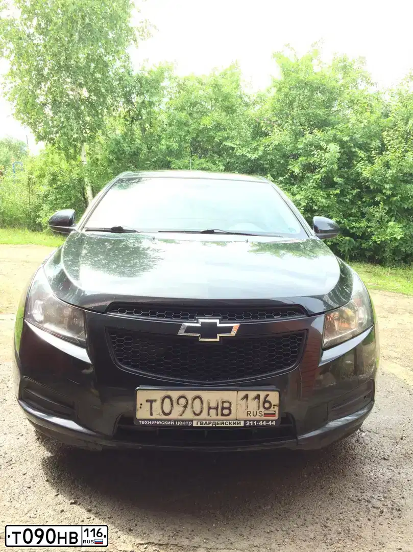Фото автомобиля CHEVROLET CRUZE, 2009 — госномер М667АА716. Цвет: ЧЕРНЫЙ