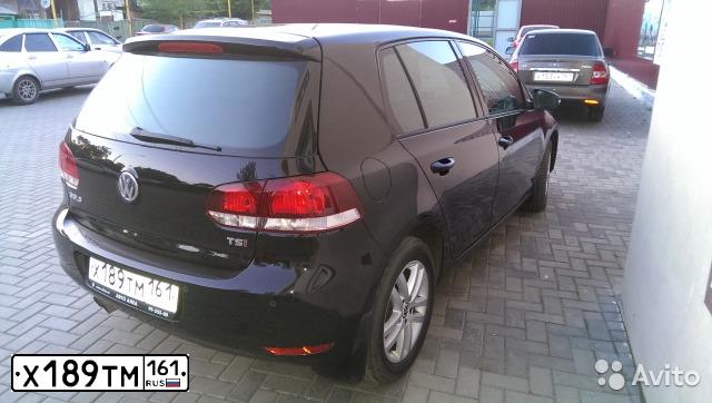Фото автомобиля VOLKSWAGEN GOLF, 2011 — госномер К987ЕК181. Цвет: ЧЕРНЫЙ