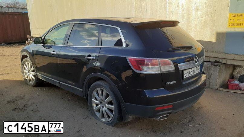 Фото автомобиля MAZDA CX-9, 2008 — госномер Х859ВС55. Цвет: ЧЕРНЫЙ