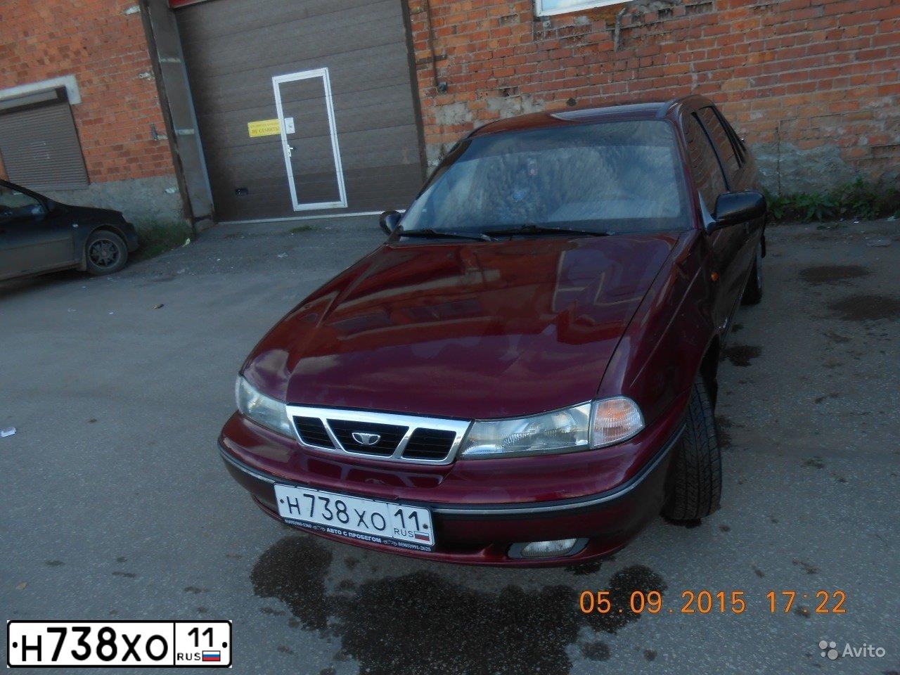 Фото автомобиля DAEWOO NEXIA, 2005 — госномер Н802ВЕ82. Цвет: БОРДОВЫЙ