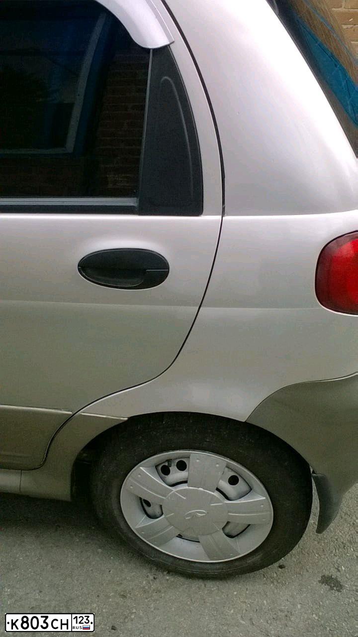 Фото автомобиля DAEWOO MATIZ, 2008 — госномер К803СН123. Цвет: СЕРЕБРИСТЫЙ