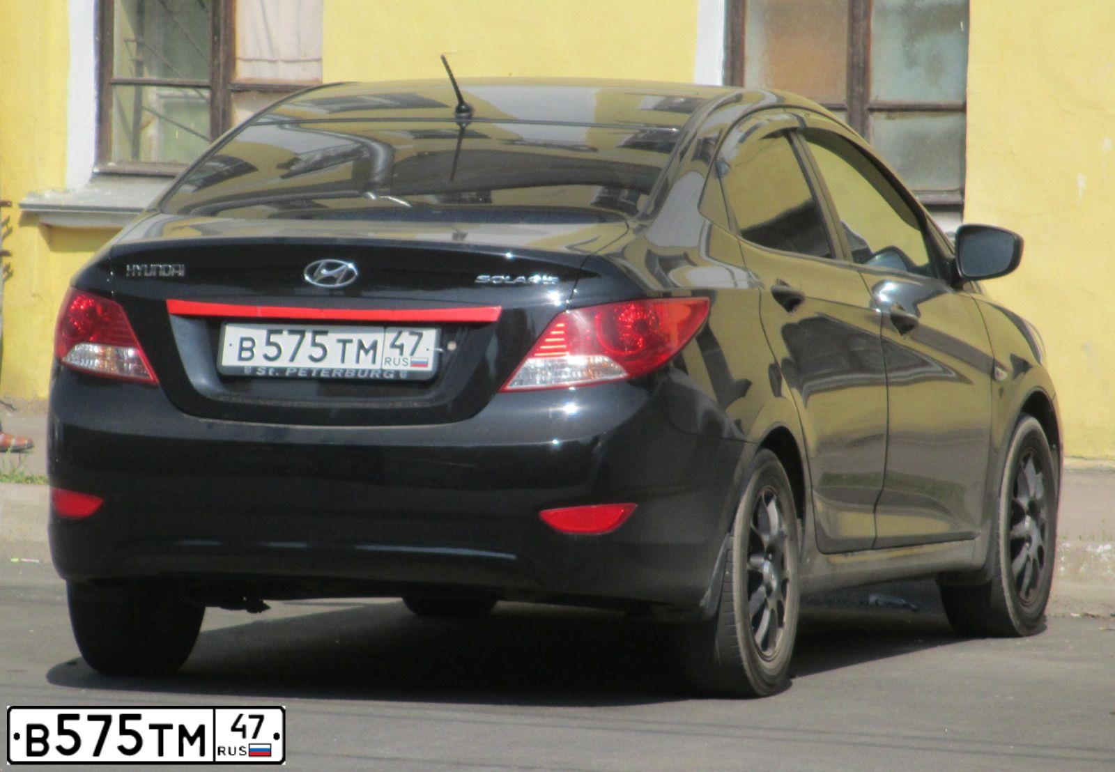 Фото автомобиля HYUNDAI SOLARIS, 2011 — госномер Е260КР147