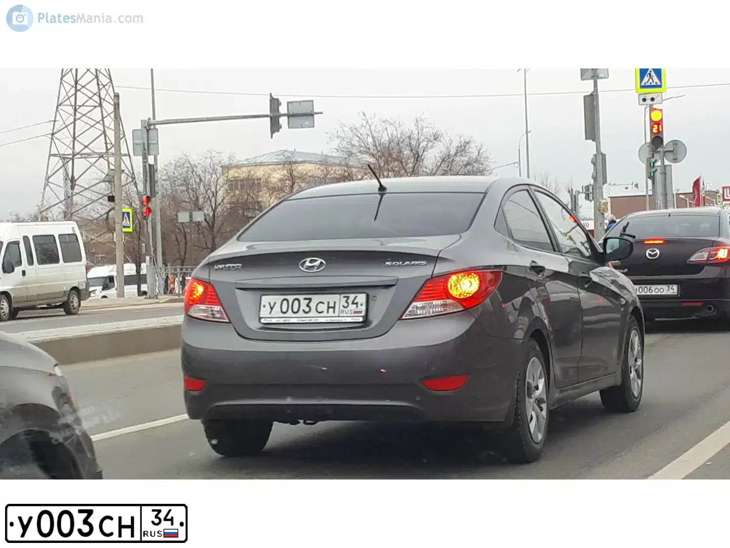 Фото автомобиля GAZ 3302 EL, 2003 — госномер У003СН34. Цвет: Белый