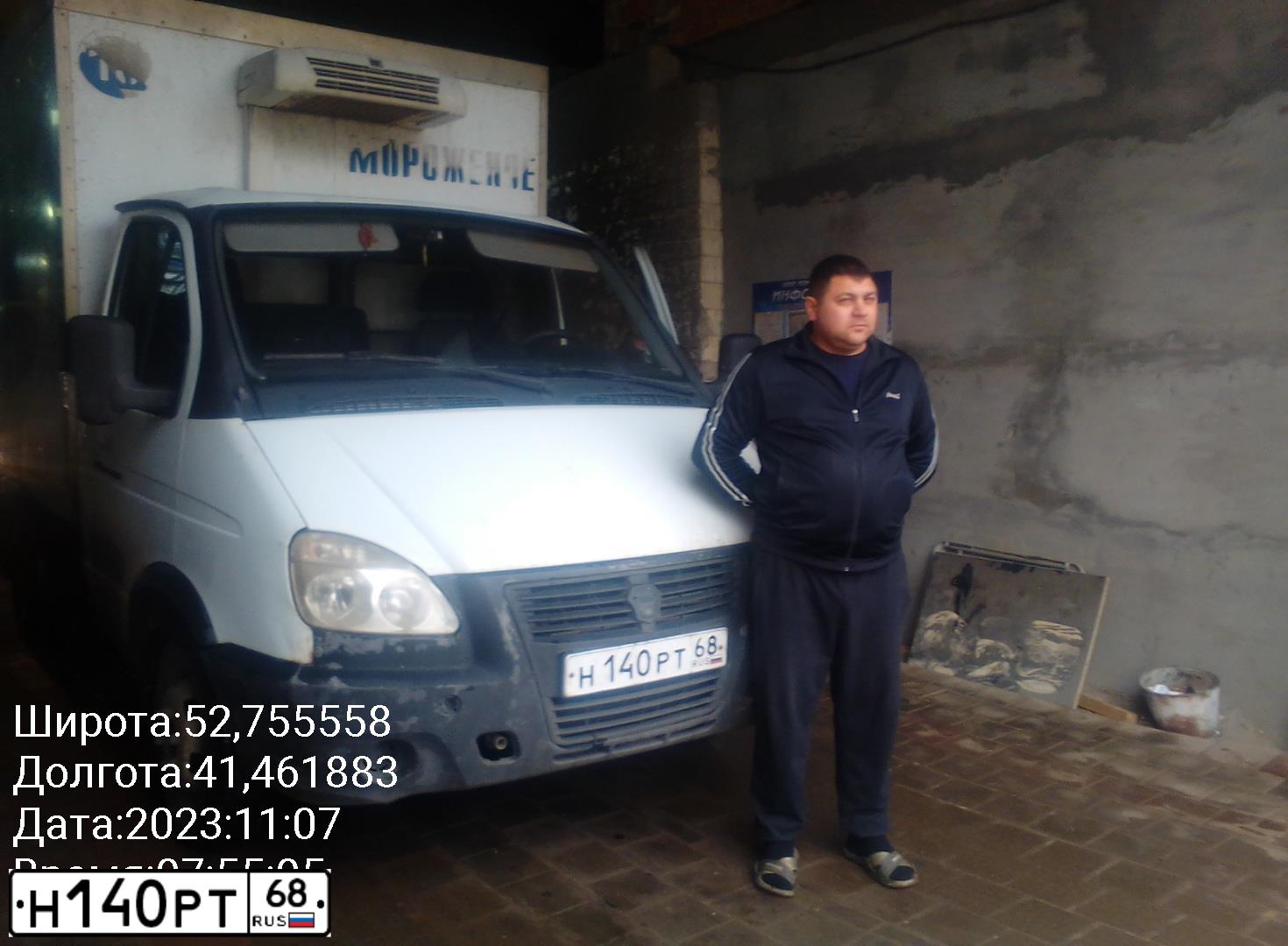 Фото автомобиля GAZ 3302 EL, 2011 — госномер Н140РТ68. Цвет: БЕЛЫЙ