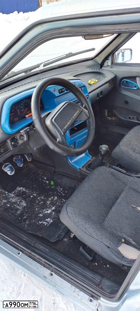 Фото автомобиля LADA 2114 SAMARA, 2005 — госномер А990ОМ116. Цвет: Серебристый
