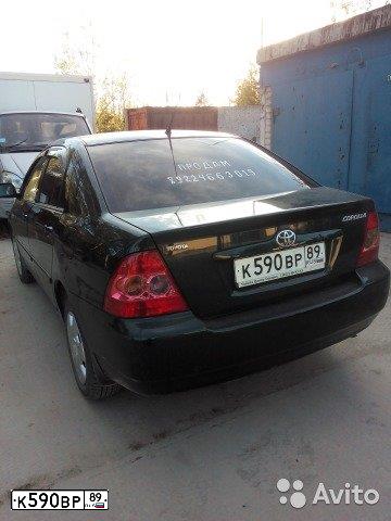 Фото автомобиля TOYOTA COROLLA, 2005 — госномер Р865СС72. Цвет: ТЕМНО-ЗЕЛЕНЫЙ