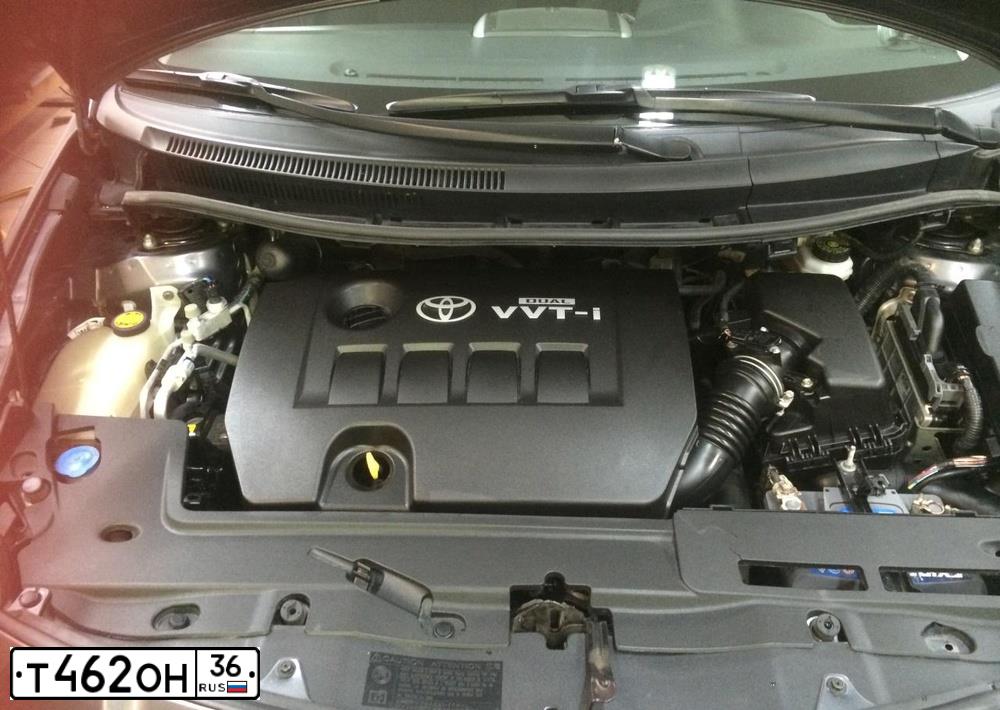 Фото автомобиля TOYOTA AURIS, 2008 — госномер Т601НТ31. Цвет: СЕРЫЙ