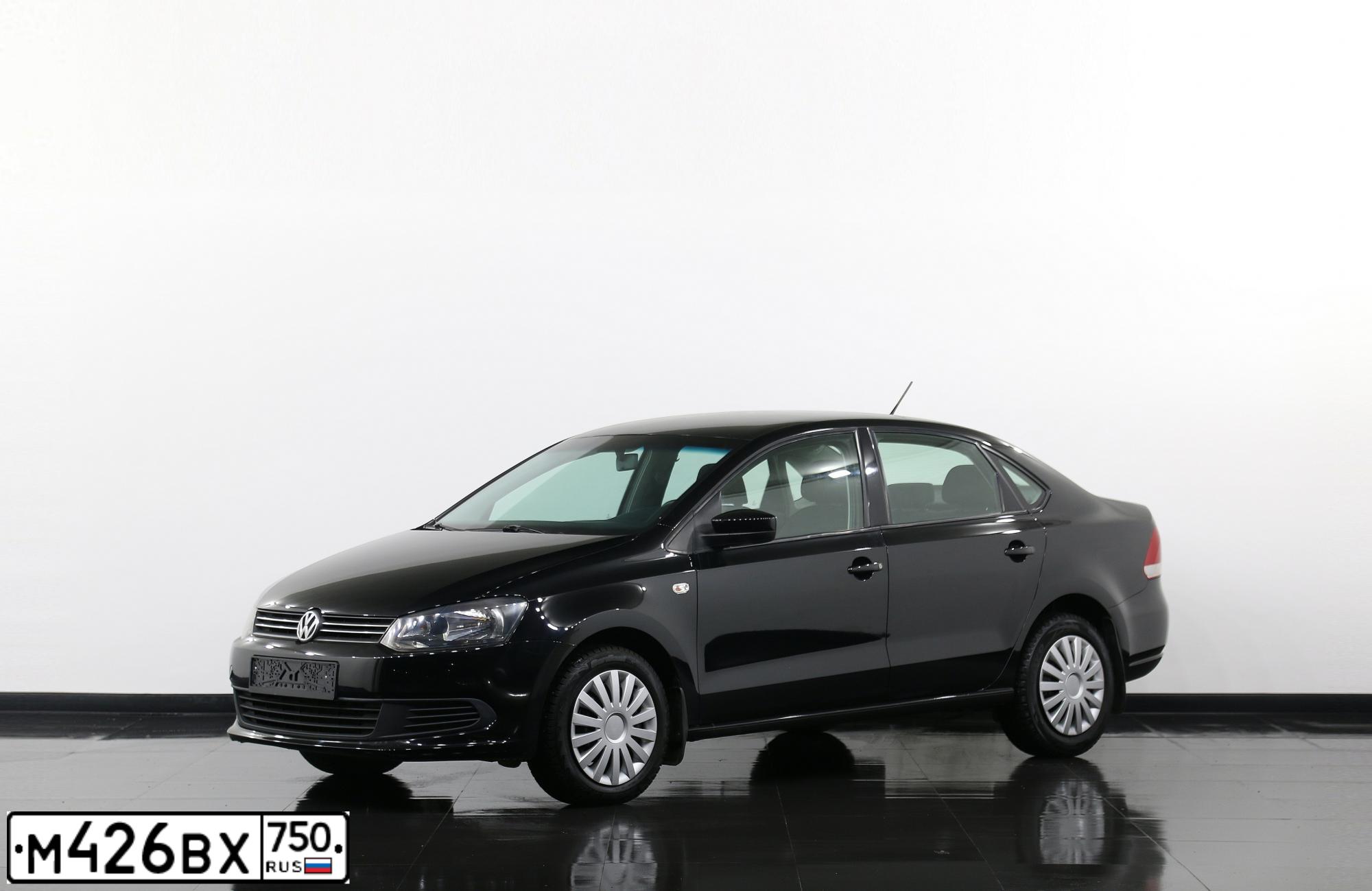 Фото автомобиля VOLKSWAGEN POLO, 2014 — госномер М468КК95. Цвет: ЧЕРНЫЙ