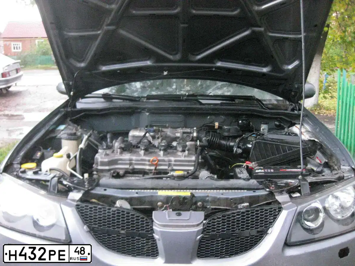 Фото автомобиля NISSAN ALMERA, 2004 — госномер Н432РЕ48. Цвет: СЕРЫЙ