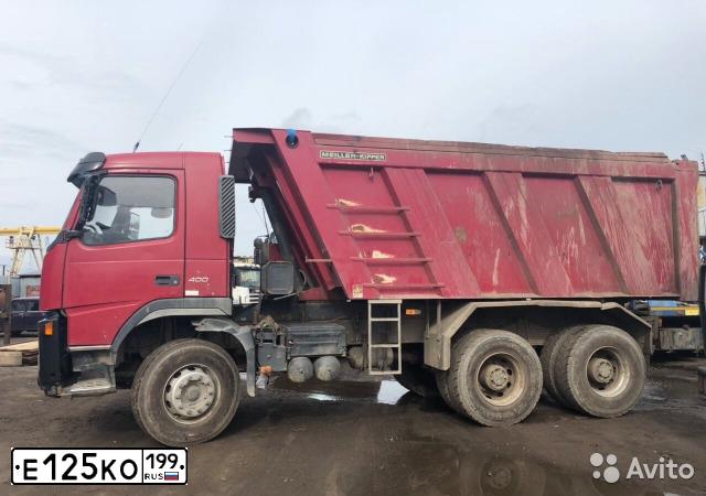 Фото автомобиля VOLVO SERIE FM /6X4/, 2008 — госномер М607ТО10. Цвет: Красный